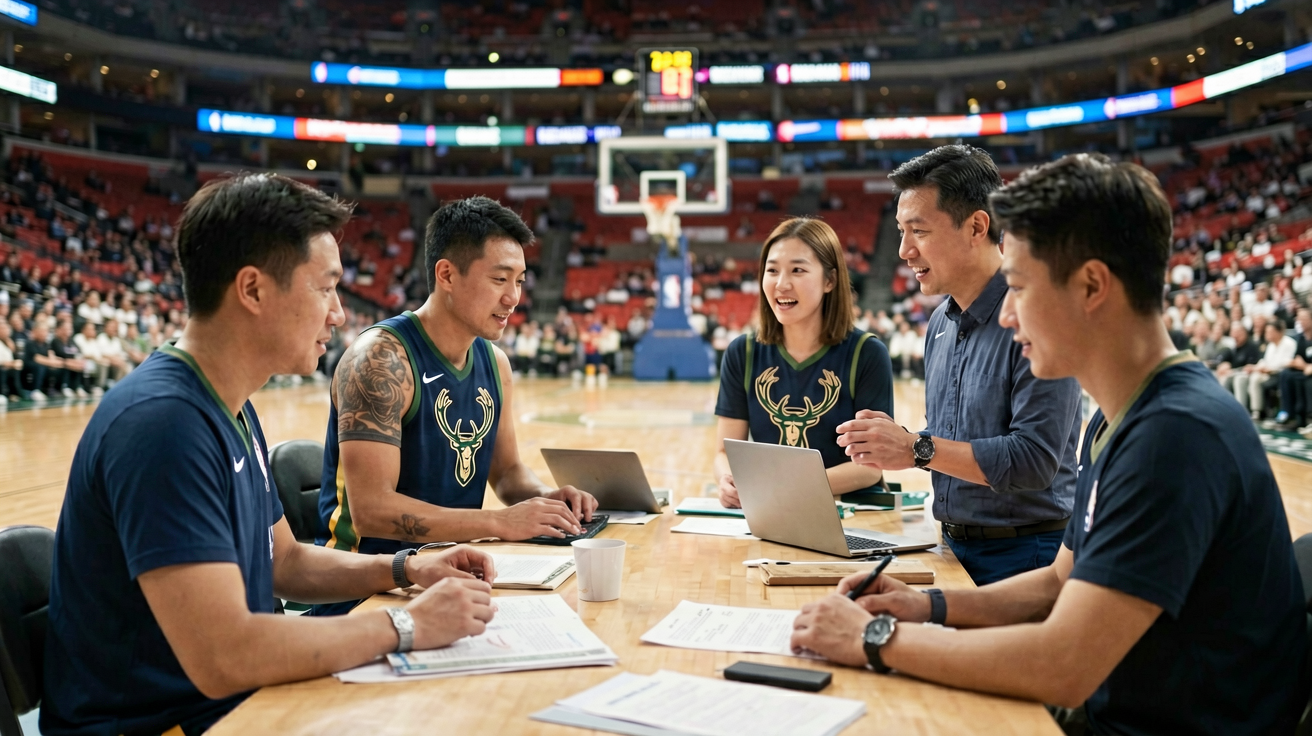 NBA比赛场馆氛围